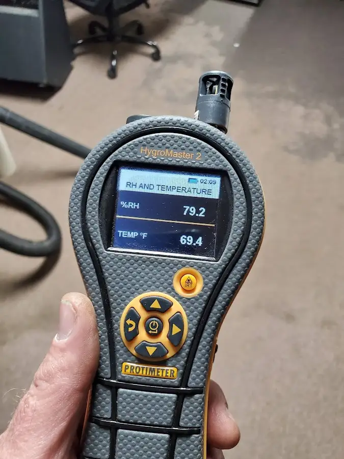 Moisture meter humidity assessment for Mold Remediation & Removal in Plainsboro